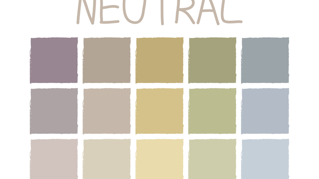 make use of neutral colors