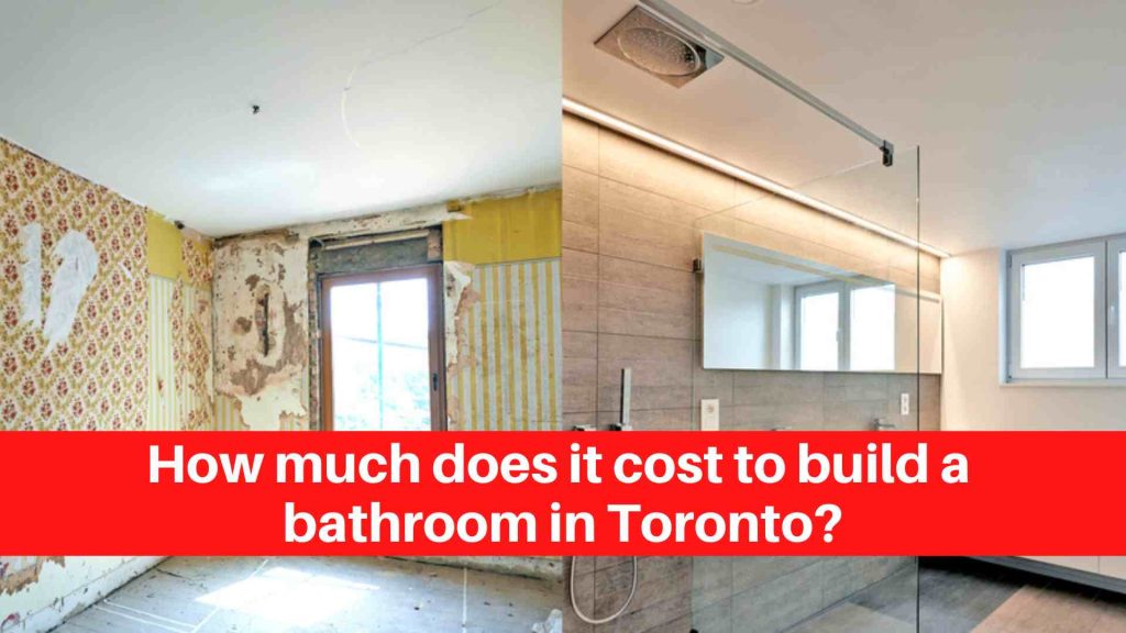 How much does it cost to build a bathroom in Toronto